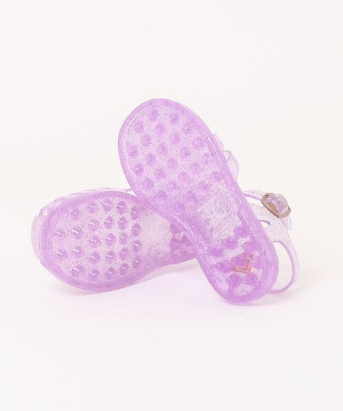 ROXY(ロキシー)の「ROXY キッズ RG THE CROISETTE ビーチサンダル 【2026年春夏モデル】(サンダル・キッズ・パープル/シルバー・18cm/20cm/22cm)」の3枚目の写真