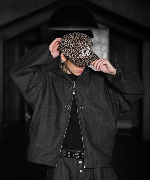 ROCKPSYCHO(ロックサイコ)の「レオパードデニムジップアップジャケット(デニムジャケット・メンズ・ブラック・LARGE/MEDIUM)」の16枚目の写真