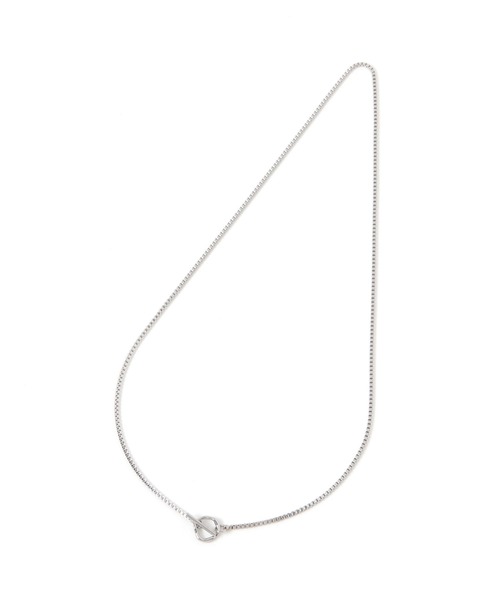 LEPSIM（レプシィム）の「《オフィスライン》ステンレス華奢マンテルネックレス　647853（ネックレス・レディース・ゴールド/シルバー・ONE SIZE）」の3枚目の写真