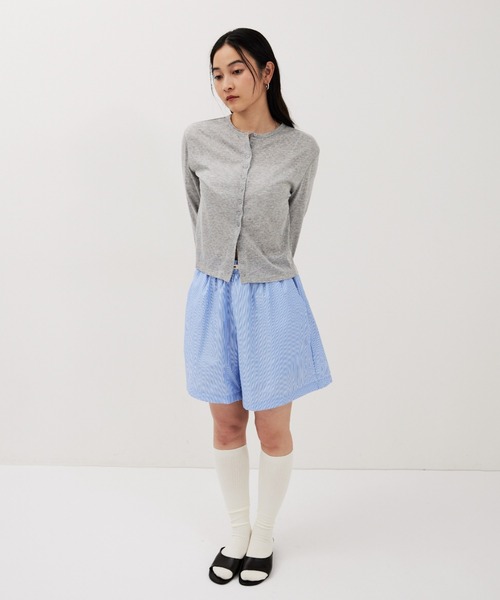 HANNE(アン)の「ストライプシャツセットアップ(シャツ/ブラウス・レディース・ブルー/ネイビー・FREE)」の20枚目の写真