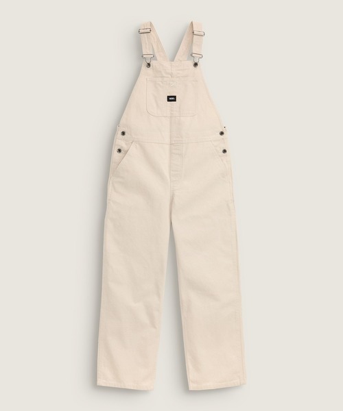 VANS(バンズ)の「ウィメンズ チョア オーバーオール / Chore Overall Natural Seed VN000VF5GCF1(サロペット/オーバーオール・レディース・キナリ・X-SMALL/SMALL/MEDIUM/LARGE)」の1枚目の写真