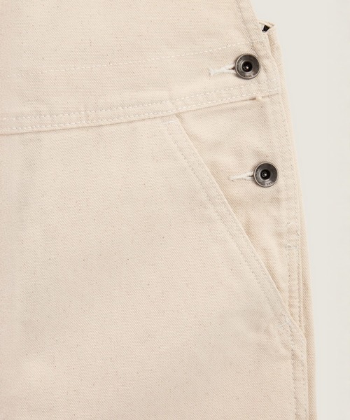 VANS(バンズ)の「ウィメンズ チョア オーバーオール / Chore Overall Natural Seed VN000VF5GCF1(サロペット/オーバーオール・レディース・キナリ・X-SMALL/SMALL/MEDIUM/LARGE)」の4枚目の写真