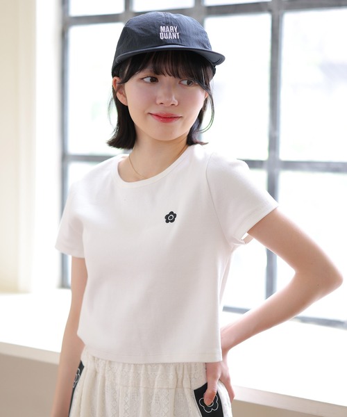 リブコンパクト Tシャツ（Tシャツ/カットソー）｜MARY QUANT（マリー