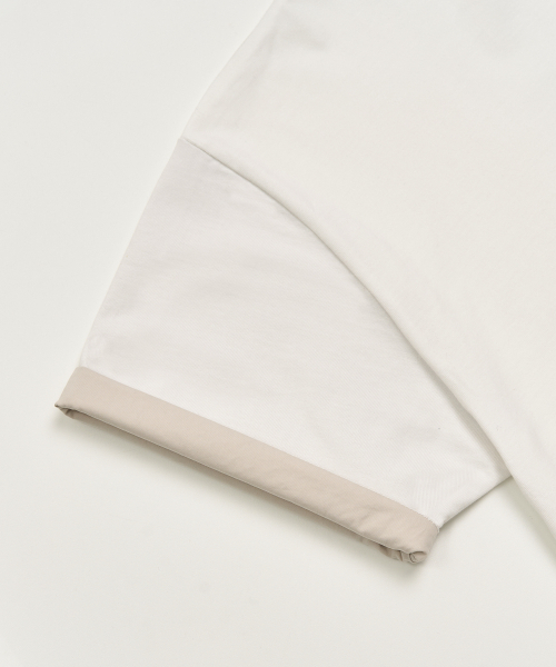 TOFFEE(トフィー)の「レイヤードポケットクロップTシャツ(ホワイト)(Tシャツ/カットソー・メンズ・その他・SMALL/MEDIUM/LARGE/X-LARGE)」の7枚目の写真