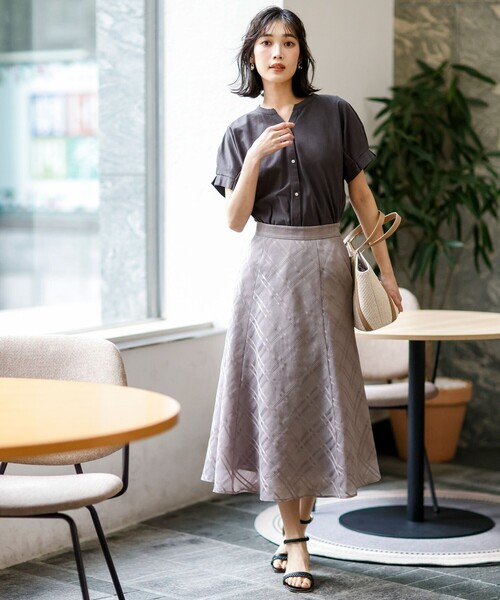 ANY SIS(エニィスィス)の「【美ライン大人T】裾タックゆる プルオーバー(Tシャツ/カットソー・レディース・グレー系/ホワイト系/ピンク系/スカイブルー系・MEDIUM)」の13枚目の写真
