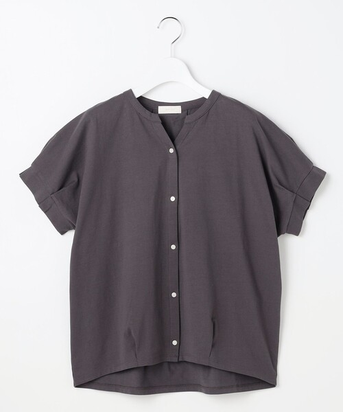 ANY SIS(エニィスィス)の「【美ライン大人T】裾タックゆる プルオーバー(Tシャツ/カットソー・レディース・グレー系/ホワイト系/ピンク系/スカイブルー系・MEDIUM)」の21枚目の写真