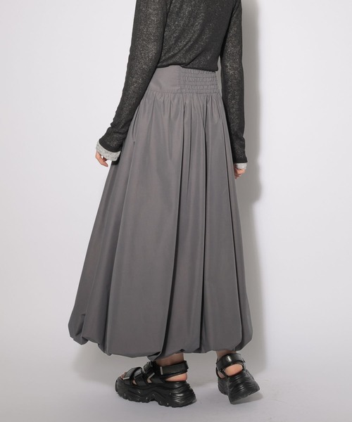 PAGEBOY（ページボーイ）の「ZIPバルーンロングスカート（スカート・レディース・ブラック/チャコールグレー・FREE）」の14枚目の写真