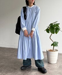 PENNEYS | 【PENNEYS】ティアードシャツワンピース(ワンピース)