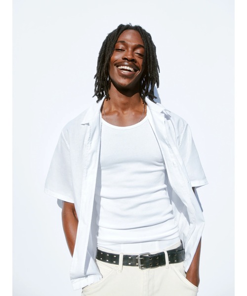 GAP(ギャップ)の「ドビー リラックスフィット ストレートヘムシャツ(シャツ/ブラウス・メンズ・ホワイト/ブラック・XS/S/M/L/XL)」の11枚目の写真