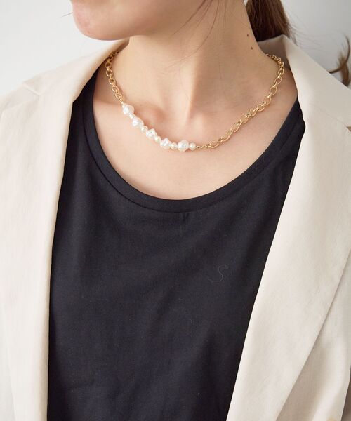 le.coeur blanc（ルクールブラン）の「裾レースタンク（タンクトップ・レディース・オフホワイト/ブラック・38）」の21枚目の写真