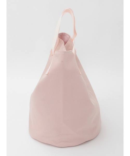 PINK HOUSE（ピンクハウス）の「ロゴプリントバケツ型バッグ（トートバッグ・レディース・キャメル/カーキ/ブラック/アイボリー/ピンク・フリー）」の7枚目の写真