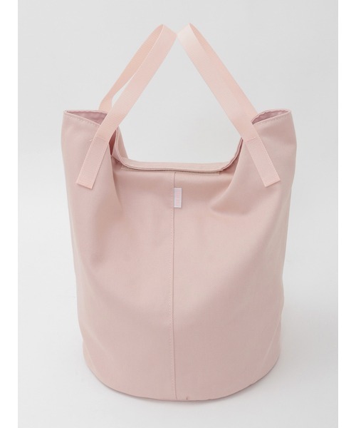 PINK HOUSE（ピンクハウス）の「ロゴプリントバケツ型バッグ（トートバッグ・レディース・キャメル/カーキ/ブラック/アイボリー/ピンク・フリー）」の8枚目の写真