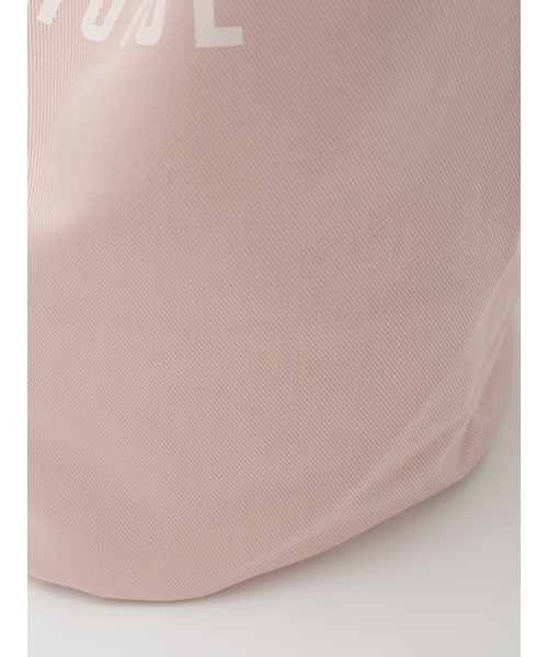 PINK HOUSE（ピンクハウス）の「ロゴプリントバケツ型バッグ（トートバッグ・レディース・キャメル/カーキ/ブラック/アイボリー/ピンク・フリー）」の12枚目の写真