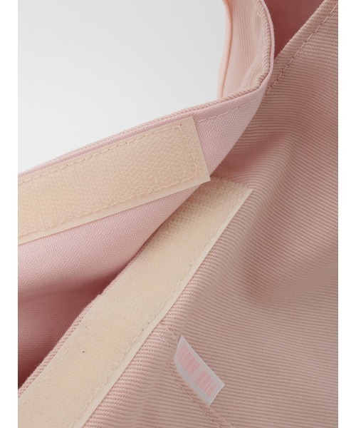 PINK HOUSE（ピンクハウス）の「ロゴプリントバケツ型バッグ（トートバッグ・レディース・キャメル/カーキ/ブラック/アイボリー/ピンク・フリー）」の13枚目の写真