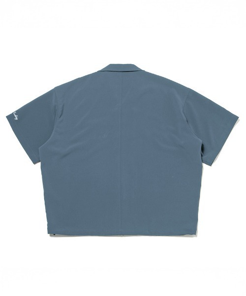 430（フォーサーティ）の「mhs2614- S-S POLY OC WIDE SHIRT オープンカラーシャツ(26-085)（シャツ/ブラウス・メンズ・ベージュ/ネイビー/ブルーグレー/ブラック・3/2/1/0）」の11枚目の写真