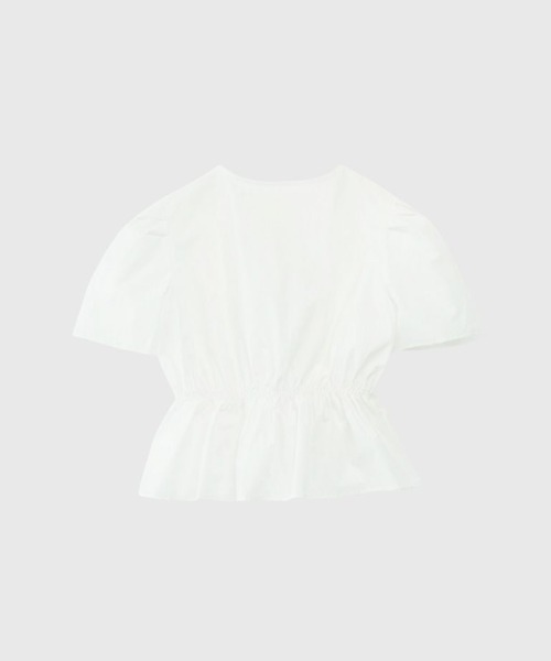 Enewd nina(エニュードニーナ)の「front ribbon blouse(シャツ/ブラウス・レディース・ホワイト・FREE)」の9枚目の写真