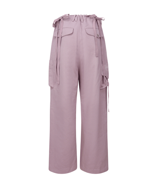 NACHE（ナチェ）の「STRAP WIDE CARGO PANTS (UNISEX) DUSTY PINK（その他パンツ・レディース・その他・0/1）」の4枚目の写真