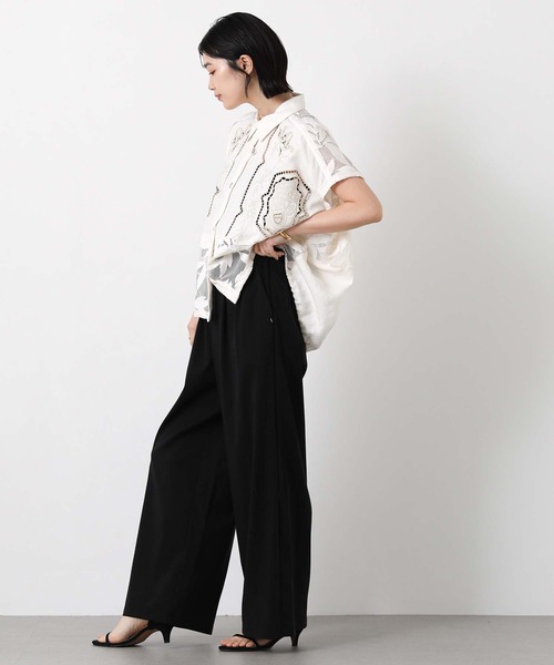 Gready Brilliant(グレディブリリアン)の「イージーセミワイド(その他パンツ・レディース・インディゴブルー/オフホワイト/ブラック/パープル/グリーン/ブラウン・38/36)」の7枚目の写真