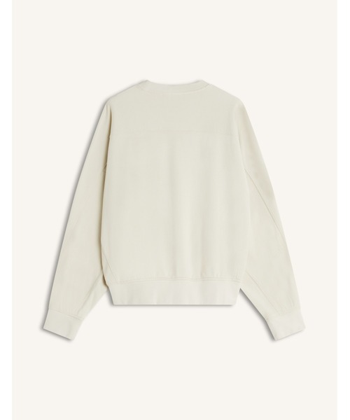 Maison Kitsune(メゾンキツネ)の「BABY FOX OPEN POCKET SWEATSHIRT(スウェット・レディース・アイボリー/チョコ・XS/L/M/S)」の4枚目の写真