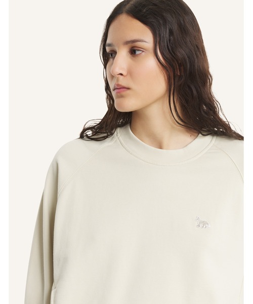 Maison Kitsune(メゾンキツネ)の「BABY FOX OPEN POCKET SWEATSHIRT(スウェット・レディース・アイボリー/チョコ・XS/L/M/S)」の7枚目の写真