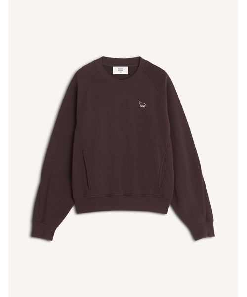 Maison Kitsune(メゾンキツネ)の「BABY FOX OPEN POCKET SWEATSHIRT(スウェット・レディース・アイボリー/チョコ・XS/L/M/S)」の8枚目の写真