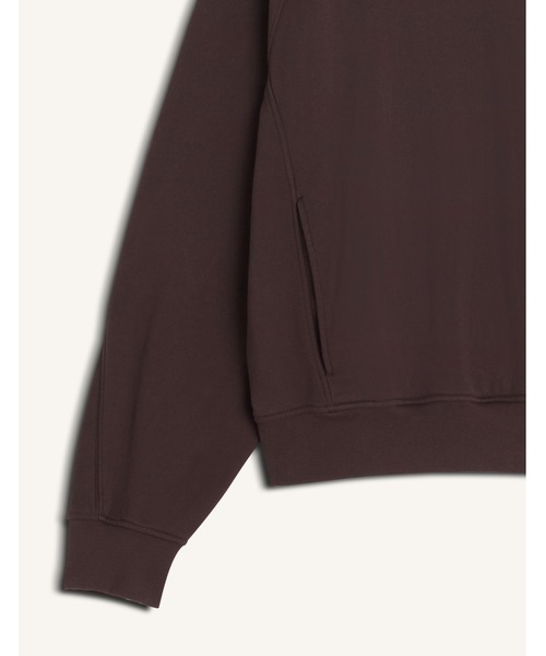 Maison Kitsune(メゾンキツネ)の「BABY FOX OPEN POCKET SWEATSHIRT(スウェット・レディース・アイボリー/チョコ・XS/L/M/S)」の10枚目の写真