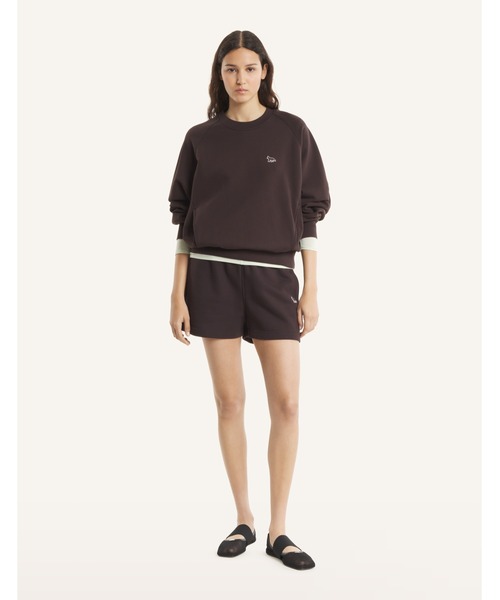 Maison Kitsune(メゾンキツネ)の「BABY FOX OPEN POCKET SWEATSHIRT(スウェット・レディース・アイボリー/チョコ・XS/L/M/S)」の11枚目の写真