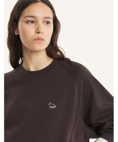 Maison Kitsune(メゾンキツネ)の「BABY FOX OPEN POCKET SWEATSHIRT(スウェット・レディース・アイボリー/チョコ・XS/L/M/S)」の13枚目の写真