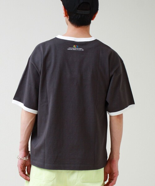 FRUIT OF THE LOOM(フルーツオブザルーム)の「【FTL × KELLOGGS】RINGER T-SHIRT(Tシャツ/カットソー・メンズ・ホワイト/ネイビー/チャコールグレー・L/M/S)」の18枚目の写真