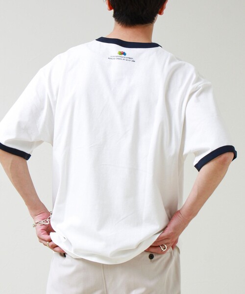 FRUIT OF THE LOOM(フルーツオブザルーム)の「【FTL × KELLOGGS】RINGER T-SHIRT(Tシャツ/カットソー・メンズ・ホワイト/ネイビー/チャコールグレー・L/M/S)」の14枚目の写真