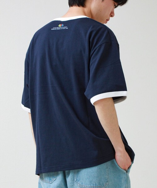 FRUIT OF THE LOOM(フルーツオブザルーム)の「【FTL × KELLOGGS】RINGER T-SHIRT(Tシャツ/カットソー・メンズ・ホワイト/ネイビー/チャコールグレー・L/M/S)」の10枚目の写真