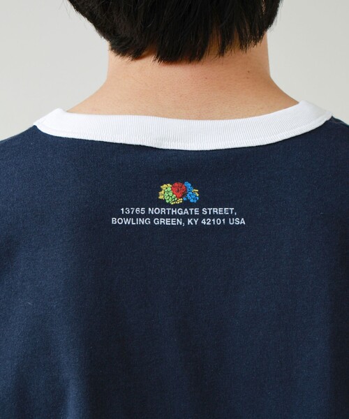 FRUIT OF THE LOOM(フルーツオブザルーム)の「【FTL × KELLOGGS】RINGER T-SHIRT(Tシャツ/カットソー・メンズ・ホワイト/ネイビー/チャコールグレー・L/M/S)」の4枚目の写真
