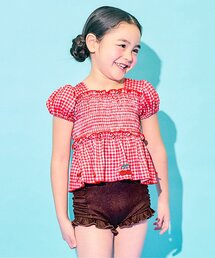 Ampersand（アンパサンド）の「【UVカット】肩がズリ落ちにくい　フルーツモチーフセパレート水着（水着）」