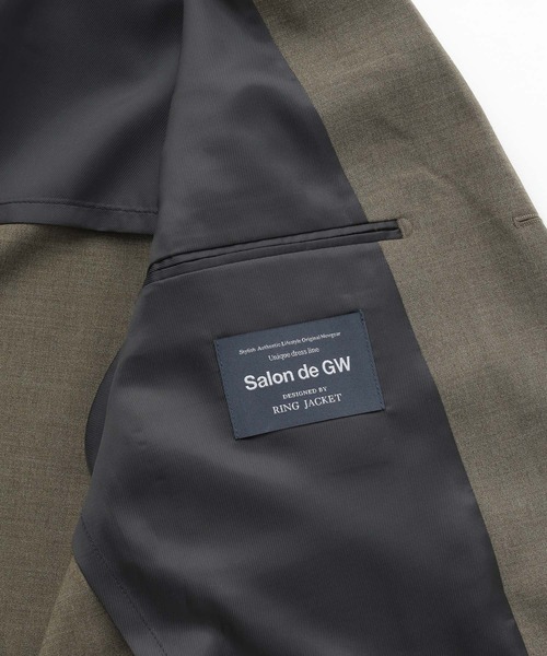 GLOBAL WORK（グローバルワーク）の「サマーTWジャケット/Salon de GW/634628（テーラードジャケット・メンズ・ネイビー/グリーン系その他6・LARGE/X-LARGE/MEDIUM/SMALL）」の13枚目の写真