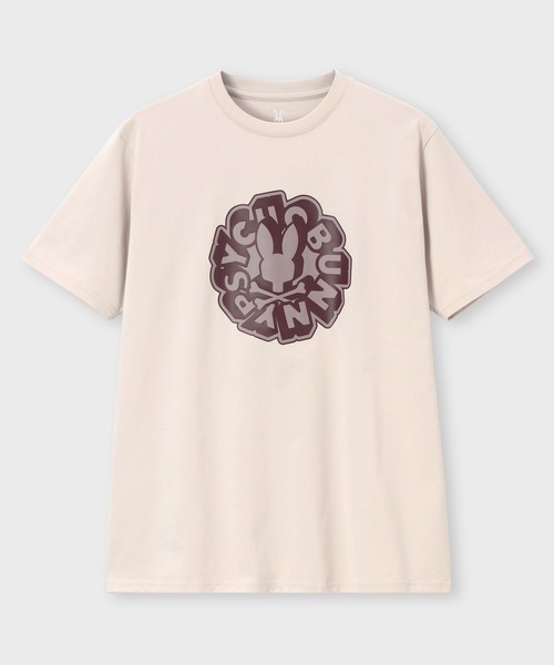 Psycho Bunny（サイコバニー）の「COOLMAX コミックフォント ロゴTシャツ（Tシャツ/カットソー・メンズ・ベージュ/ホワイト/ブラック・X-LARGE/LARGE/MEDIUM/SMALL）」の6枚目の写真