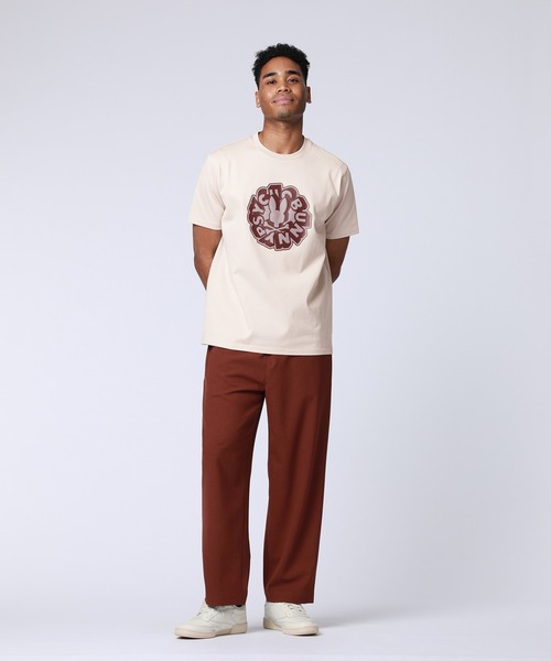 Psycho Bunny（サイコバニー）の「COOLMAX コミックフォント ロゴTシャツ（Tシャツ/カットソー・メンズ・ベージュ/ホワイト/ブラック・X-LARGE/LARGE/MEDIUM/SMALL）」の5枚目の写真