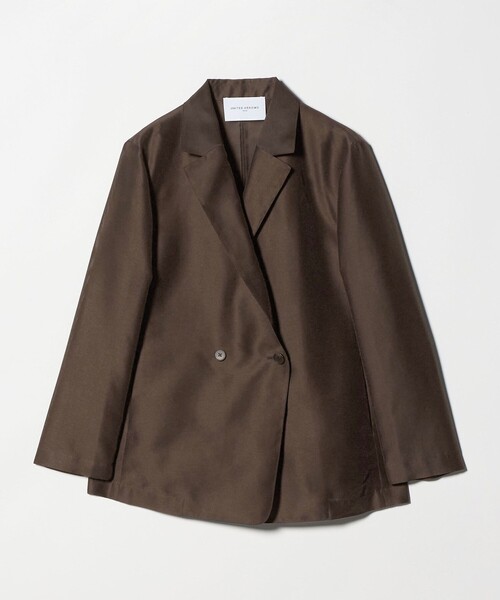 UNITED ARROWS(ユナイテッドアローズ)の「シアー テーラードジャケット ‐ウォッシャブル‐(テーラードジャケット・レディース・ライトブルー/ブラック/ダークブラウン・36/38)」の11枚目の写真