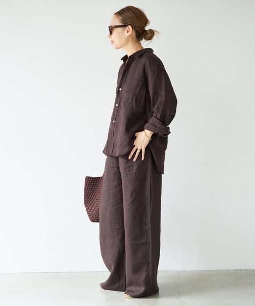 Citizens of humanity(シチズンズオブヒューマニティー)の「【CITIZENS of HUMANITY】brynn drawstring li(その他パンツ・レディース・ブラウン・26)」の21枚目の写真