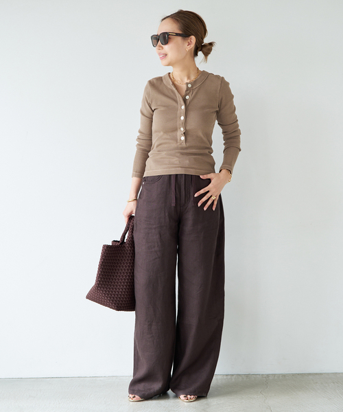 Citizens of humanity(シチズンズオブヒューマニティー)の「【CITIZENS of HUMANITY】brynn drawstring li(その他パンツ・レディース・ブラウン・26)」の19枚目の写真