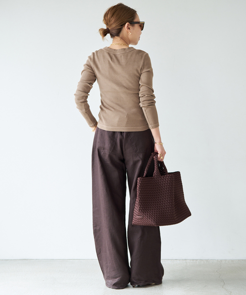 Citizens of humanity(シチズンズオブヒューマニティー)の「【CITIZENS of HUMANITY】brynn drawstring li(その他パンツ・レディース・ブラウン・26)」の17枚目の写真