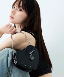 【WEB限定商品】GYDA (ジェイダ)3WAYミニショルダーバッグ GY-B462 ハート南京錠シリーズ