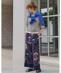 NATIC（ナティック）の「◆≪NATIC×human woman≫セミワイドプリントパンツ（その他パンツ）」