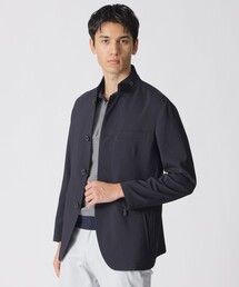 Paul Stuart（ポールスチュアート）の「メランジポプリン　ドライビングジャケット（ブルゾン）」