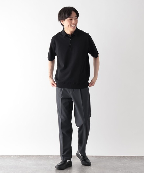 GLOBAL WORK(グローバルワーク)の「クリーンサッカー/スラックス/638155(スラックス・メンズ・ブラック/ネイビー/ダークグレー・SMALL/MEDIUM/LARGE/X-LARGE)」の4枚目の写真