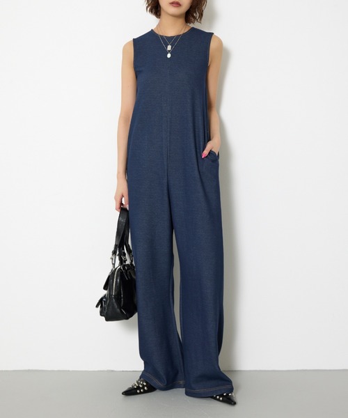THROW BACK OPEN ALL IN ONE バックオープンオールインワン 春服 夏服