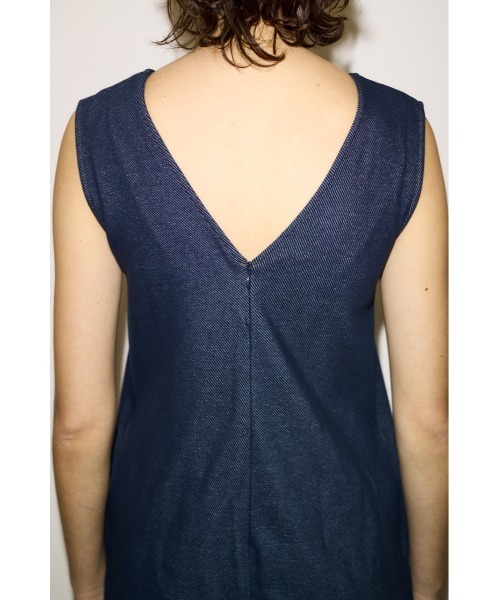 THROW by SLY（スローバイスライ）の「THROW BACK OPEN ALL IN ONE バックオープンオールインワン 春服 夏服（つなぎ/オールインワン・レディース・ブラック/ネイビー・FREE）」の9枚目の写真
