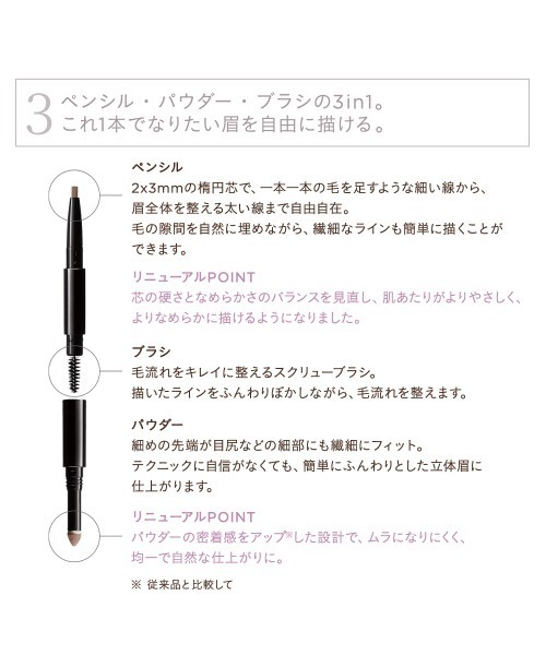 ETVOS(エトヴォス)の「ミネラルデザイニングアイブロウ(本体)(アイブロウ・レディース・#ナチュラルブラウン/#アッシュブラウン/#チョコブラウン・FREE)」の14枚目の写真