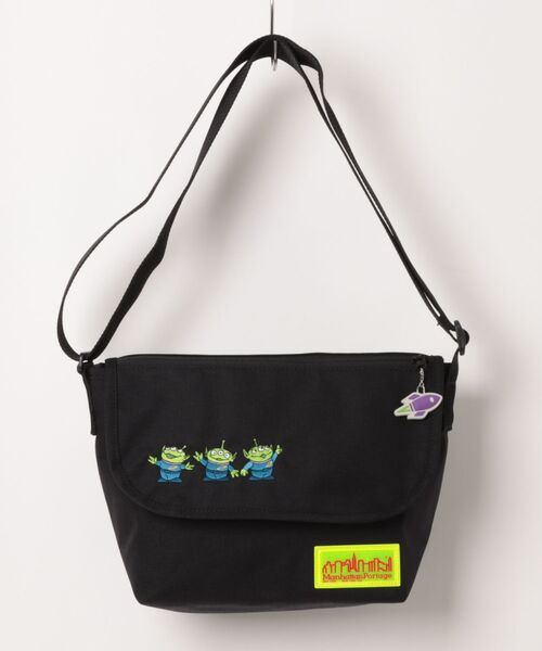 Manhattan Portage（マンハッタンポーテージ）の「Manhattan Portage/マンハッタンポーテージ ショルダーバッグ "トイストーリー" Nylon Messenger Bag(SM)FZP MGNT/ALIENS MP1605FZPTOYALN（ショルダーバッグ・メンズ・ブラック・FREE）」の15枚目の写真