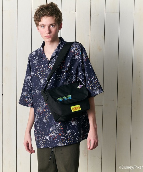 Manhattan Portage（マンハッタンポーテージ）の「Manhattan Portage/マンハッタンポーテージ ショルダーバッグ "トイストーリー" Nylon Messenger Bag(SM)FZP MGNT/ALIENS MP1605FZPTOYALN（ショルダーバッグ・メンズ・ブラック・FREE）」の14枚目の写真