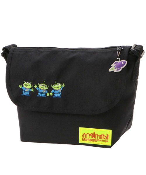 Manhattan Portage（マンハッタンポーテージ）の「Manhattan Portage/マンハッタンポーテージ ショルダーバッグ "トイストーリー" Nylon Messenger Bag(SM)FZP MGNT/ALIENS MP1605FZPTOYALN（ショルダーバッグ・メンズ・ブラック・FREE）」の13枚目の写真